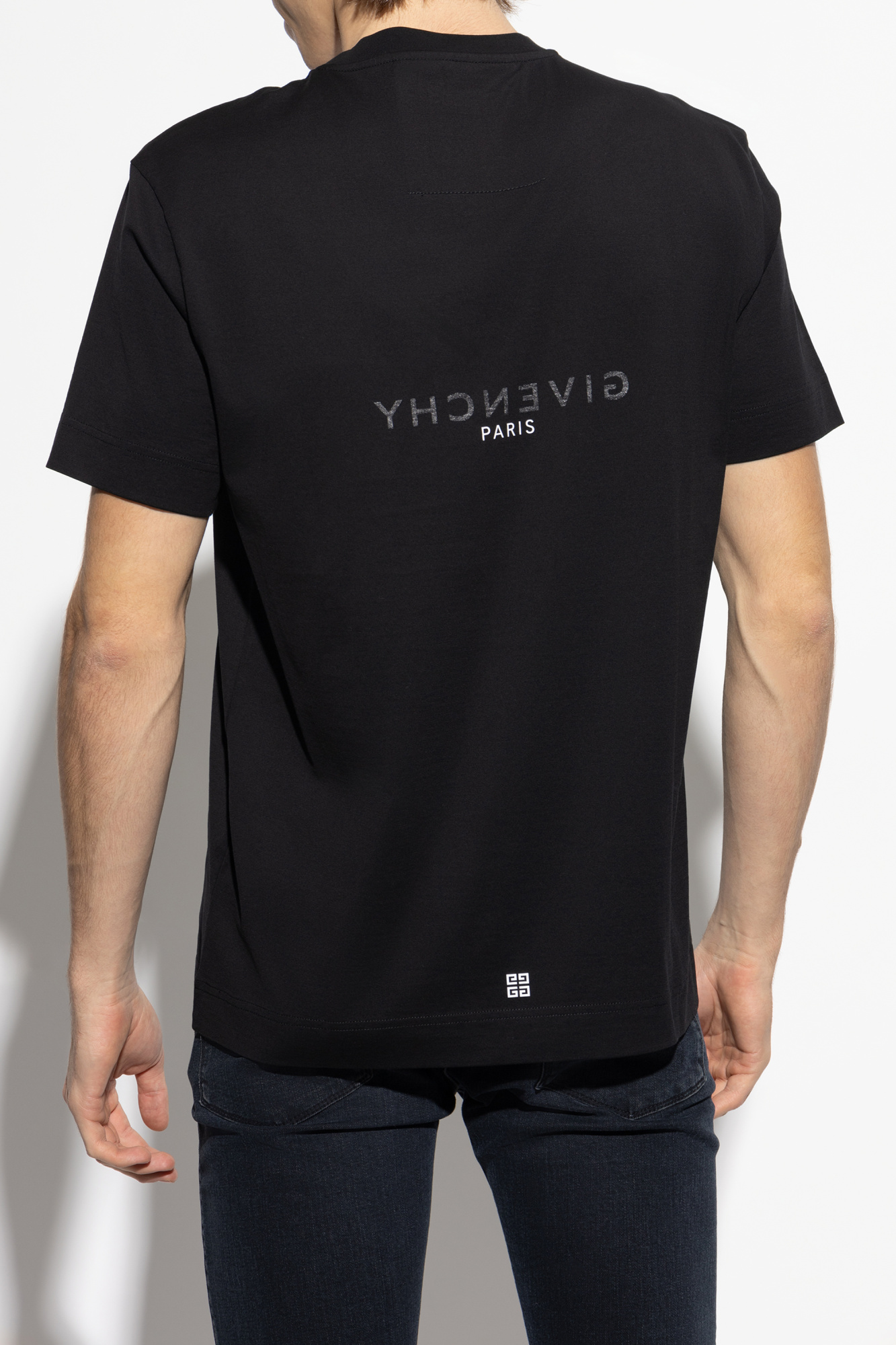 Czarny T-shirt z logo Givenchy - Vitkac Polska